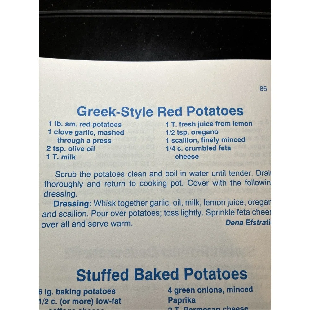 VTG Saint George Greek Orthodox ChurchCookbook Greenville SC 1994